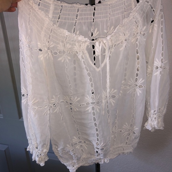 Boho Off the Shoulder Top - Picture 2 of 2